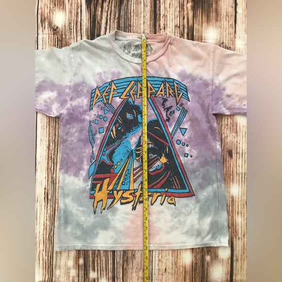 DEF LEPPARD ROCK TIE DYED T-SHIRT - Picture 4 of 5